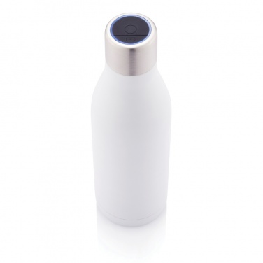 Logo trade promotional merchandise photo of: UV-C steriliser vacuum stainless steel bottle