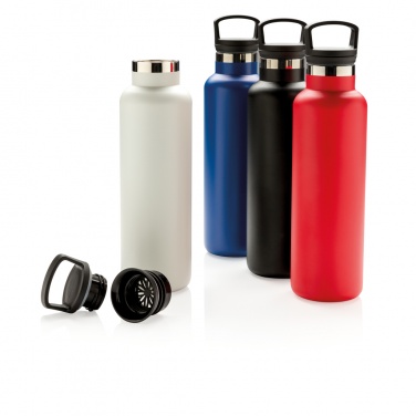 Logo trade promotional items image of: Vacuum insulated leak proof standard mouth bottle