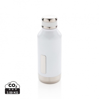 Logo trade promotional giveaways picture of: Leak proof vacuum bottle with logo plate