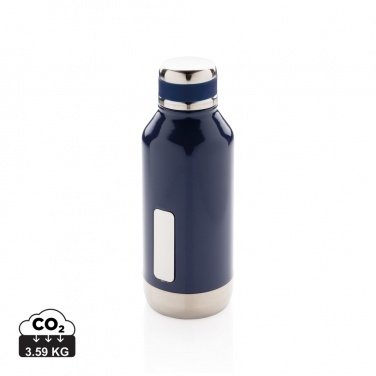 Logo trade promotional merchandise picture of: Leak proof vacuum bottle with logo plate