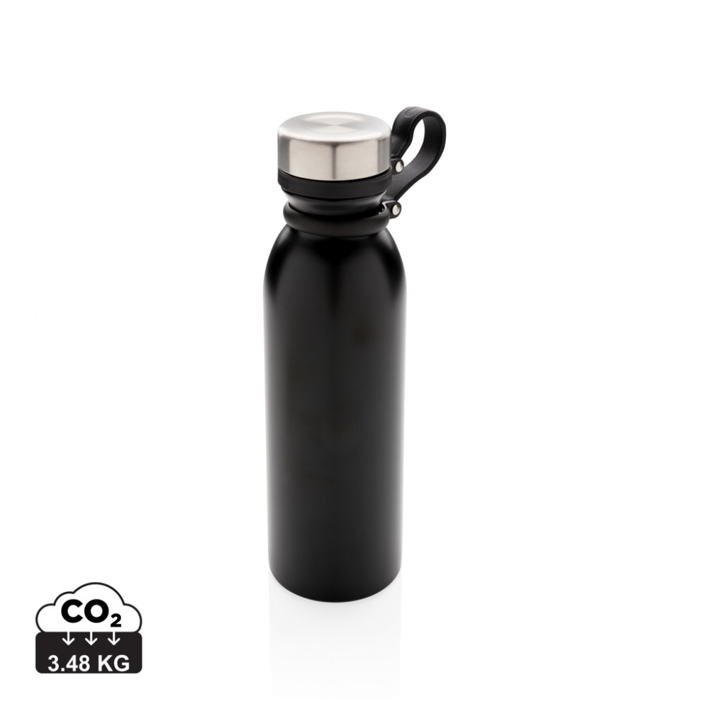 Logo trade promotional giveaways picture of: Copper vacuum insulated bottle with carry loop