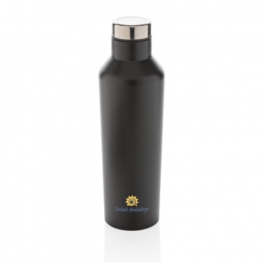 Logo trade promotional gifts image of: Modern vacuum stainless steel water bottle