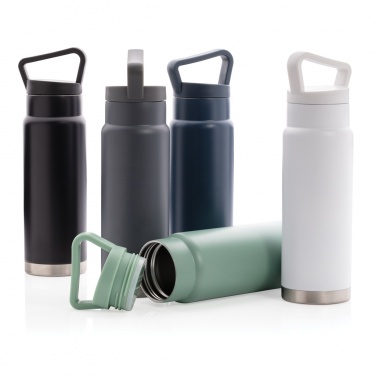 Logo trade promotional gifts picture of: Leakproof vacuum on-the-go bottle with handle