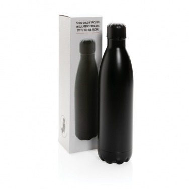 Logotrade advertising product image of: Solid colour vacuum stainless steel bottle 750ml