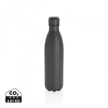 Logo trade business gifts image of: Solid colour vacuum stainless steel bottle 750ml