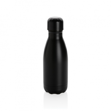 Logo trade corporate gifts image of: Solid colour vacuum stainless steel bottle 260ml