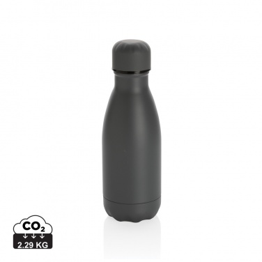 Logotrade advertising product image of: Solid colour vacuum stainless steel bottle 260ml