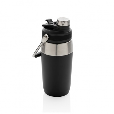 Logo trade promotional gift photo of: Vacuum stainless steel dual function lid bottle 500ml