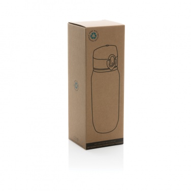 Logo trade promotional giveaways picture of: Yide RCS Recycled PET leakproof lockable waterbottle 600ml