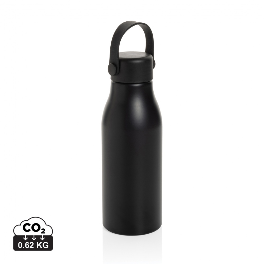 Logotrade promotional merchandise image of: Pluto RCS Certified recycled aluminium bottle 680ml