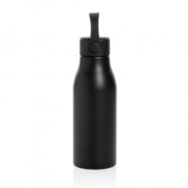 Logo trade promotional merchandise photo of: Pluto RCS Certified recycled aluminium bottle 680ml