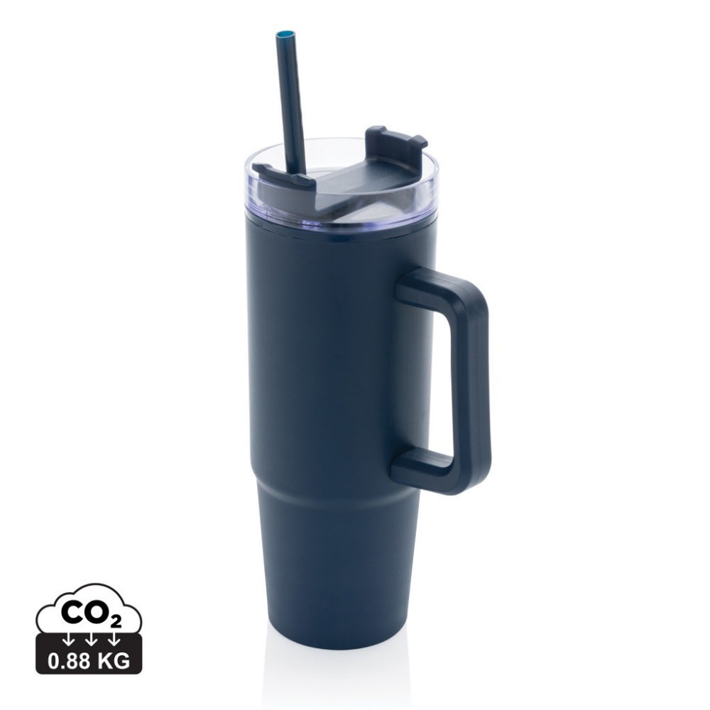 Logo trade promotional gifts image of: Tana RCS plastic tumbler with handle 900ml