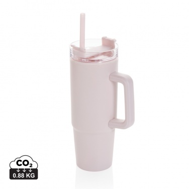 Logotrade business gift image of: Tana RCS plastic tumbler with handle 900ml