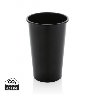 Logo trade promotional merchandise picture of: Alo RCS recycled aluminium lightweight cup 450ml