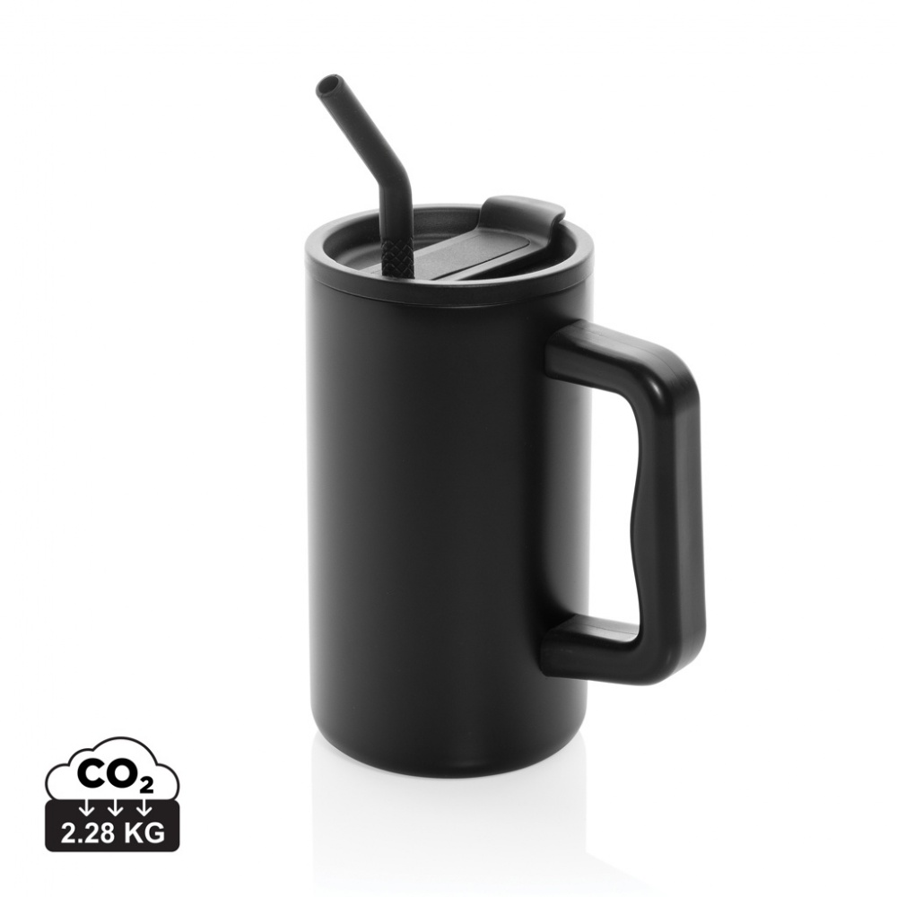 Logotrade corporate gifts photo of: Cube RCS certified recycled steel mug 800ml