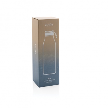 Logo trade promotional products image of: Avira Atik RCS Recycled PET bottle 1L