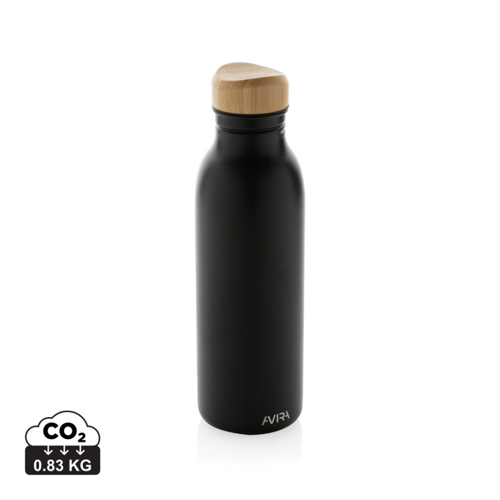 Logotrade promotional gift image of: Avira Alcor RCS Re-steel single wall water bottle 600 ML