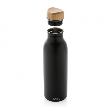 Logo trade business gift photo of: Avira Alcor RCS Re-steel single wall water bottle 600 ML