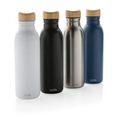 Logo trade business gift photo of: Avira Alcor RCS Re-steel single wall water bottle 600 ML