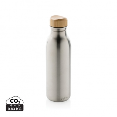 Logo trade business gifts image of: Avira Alcor RCS Re-steel single wall water bottle 600 ML