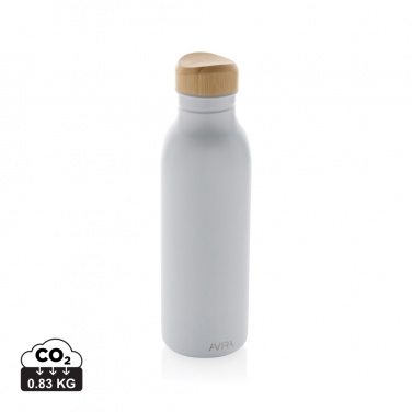 Logo trade promotional giveaway photo of: Avira Alcor RCS Re-steel single wall water bottle 600 ML