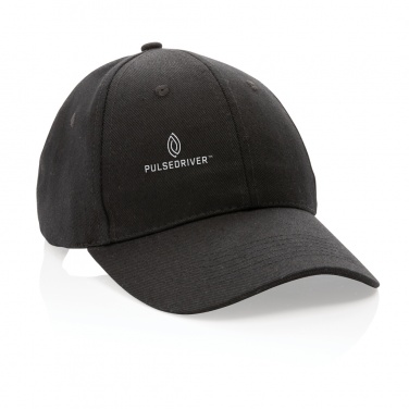 Logo trade advertising products picture of: Impact 6 panel 280gr Recycled cotton cap with AWARE™ tracer