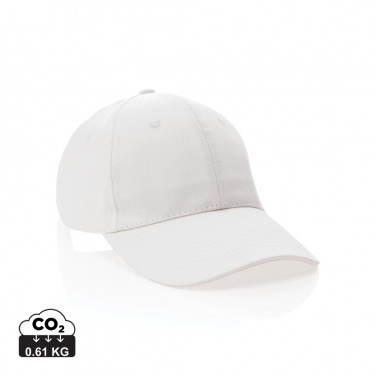 Logotrade promotional gift image of: Impact 6 panel 280gr Recycled cotton cap with AWARE™ tracer