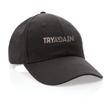 Logotrade promotional item picture of: Impact 6 panel 190gr Recycled cotton cap with AWARE™ tracer