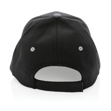 Logo trade promotional giveaways picture of: Impact AWARE™ Brushed rcotton 6 panel contrast cap 280gr