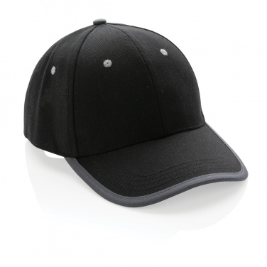 Logotrade promotional products photo of: Impact AWARE™ Brushed rcotton 6 panel contrast cap 280gr