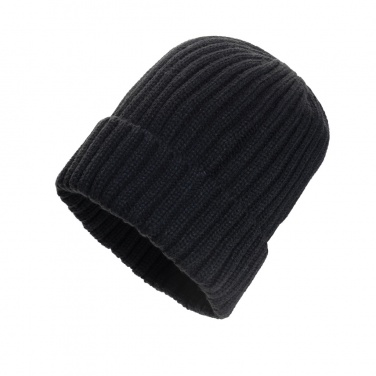 Logo trade advertising products picture of: Kennedi AWARE™ Polylana® beanie with large rib