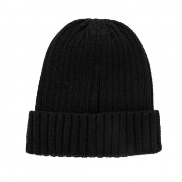 Logo trade corporate gifts picture of: Kennedi AWARE™ Polylana® beanie with large rib