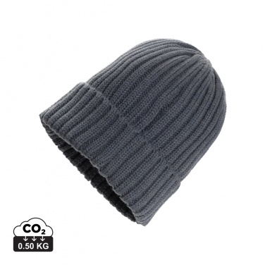 Logotrade advertising product picture of: Kennedi AWARE™ Polylana® beanie with large rib