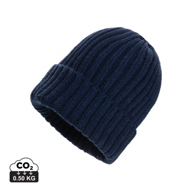 Logo trade promotional merchandise photo of: Kennedi AWARE™ Polylana® beanie with large rib