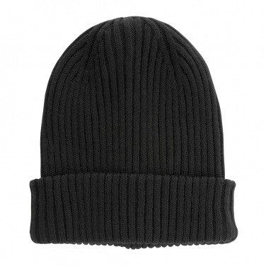 Logo trade promotional giveaways picture of: Impact AWARE™  Polylana® double knitted beanie