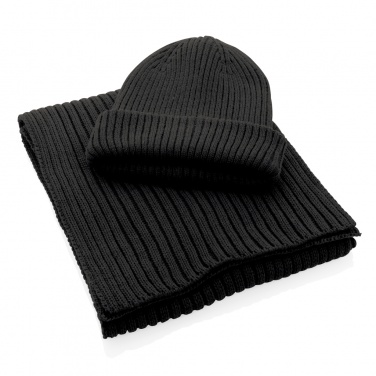 Logo trade promotional items picture of: Impact AWARE™  Polylana® double knitted beanie