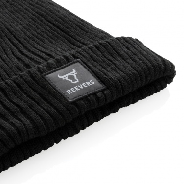 Logo trade promotional products image of: Impact AWARE™  Polylana® double knitted beanie