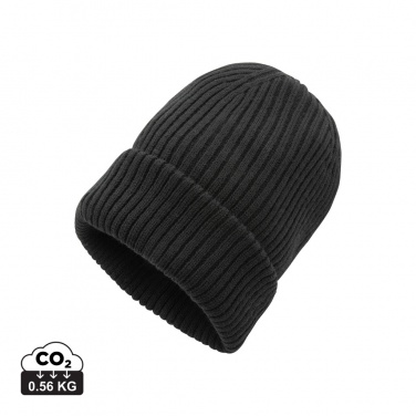 Logotrade promotional item image of: Impact AWARE™  Polylana® double knitted beanie