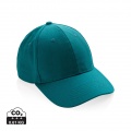 Impact 6 panel 280gr Recycled cotton cap with AWARE™ tracer, verdigris