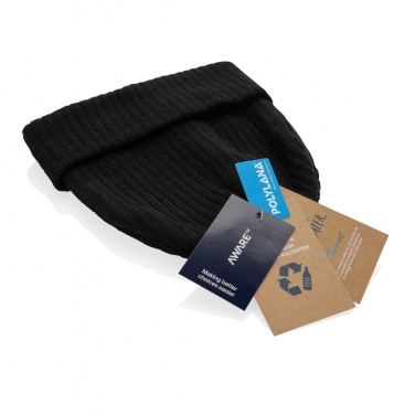 Logotrade promotional item picture of: Pryor AWARE™ Polylana® beanie with cuff