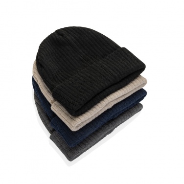 Logo trade promotional items image of: Pryor AWARE™ Polylana® beanie with cuff