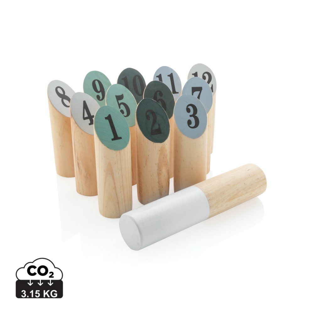 Logo trade promotional gifts image of: Wooden scatter set