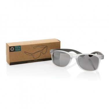 Logo trade promotional items image of: Gleam RCS recycled PC mirror lens sunglasses