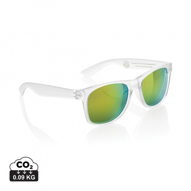 Logotrade corporate gift picture of: Gleam RCS recycled PC mirror lens sunglasses