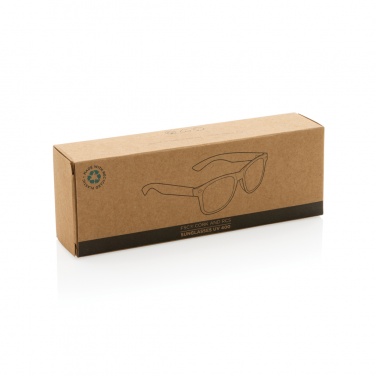 Logotrade promotional item image of: GRS recycled PC plastic sunglasses with cork