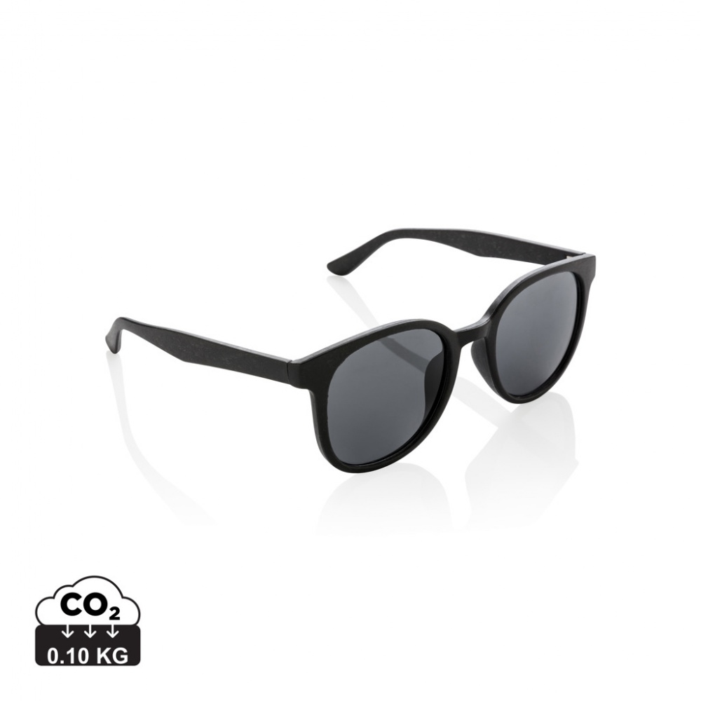 Logo trade promotional gifts image of: Wheat straw fibre sunglasses