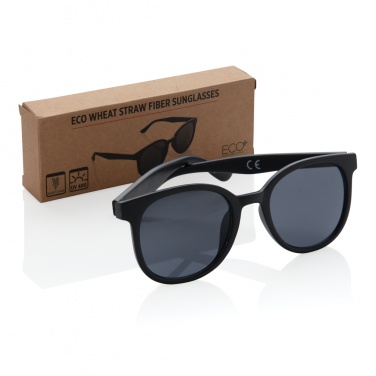 Logo trade promotional giveaways image of: Wheat straw fibre sunglasses