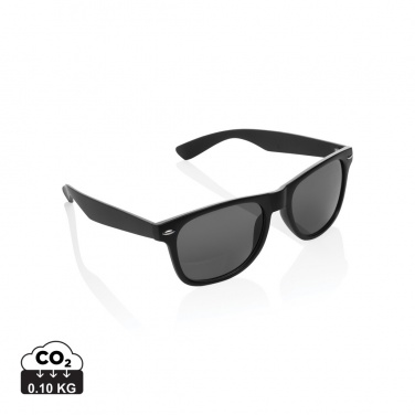 Logo trade promotional merchandise picture of: GRS recycled PC plastic sunglasses