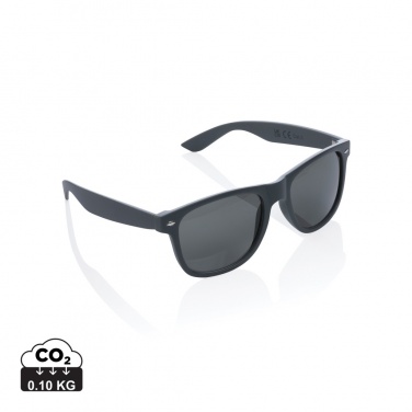 Logo trade promotional merchandise photo of: GRS recycled PC plastic sunglasses