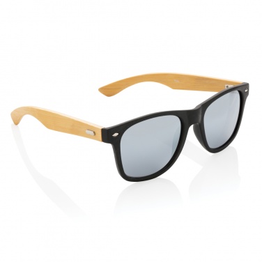 Logotrade promotional merchandise photo of: Bamboo and RCS recycled plastic sunglasses